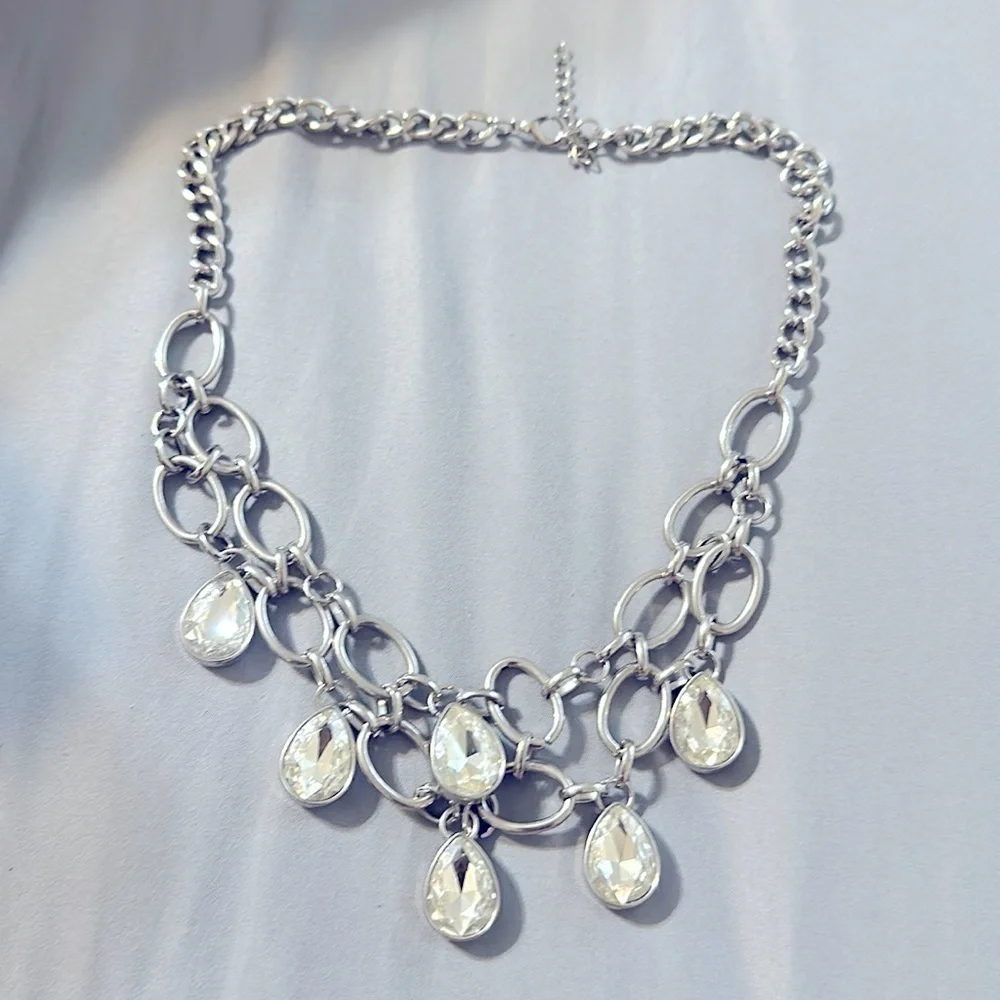 Rhinestone Paparazzi jewelry Necklaces fashion costume jewelry chain necklace
